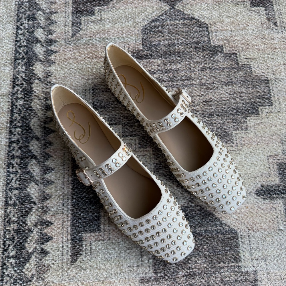 BRAND NEW Sam Edelman Michaela Gem Mary Jane Flats size 10.5!